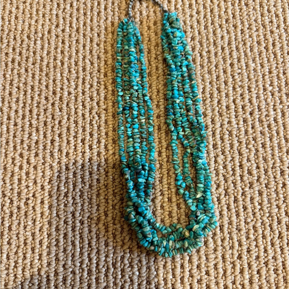 Turquoise Beaded Necklace